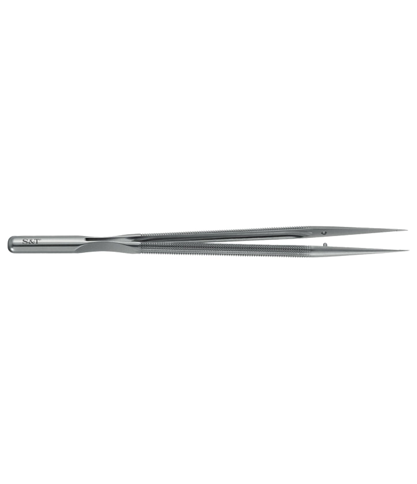 S&T FRS Round Bodied Microsurgical Forceps – Straight