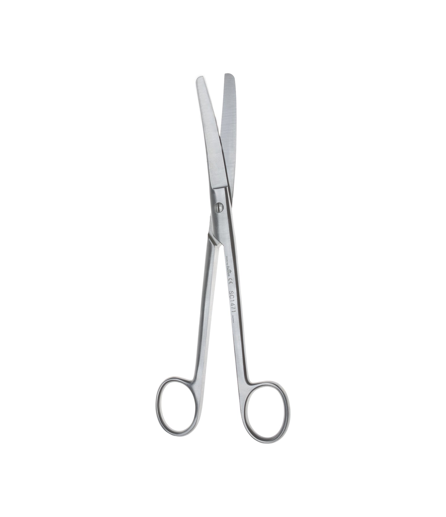 Surgical Scissors – Curved Serrated Flat Handle