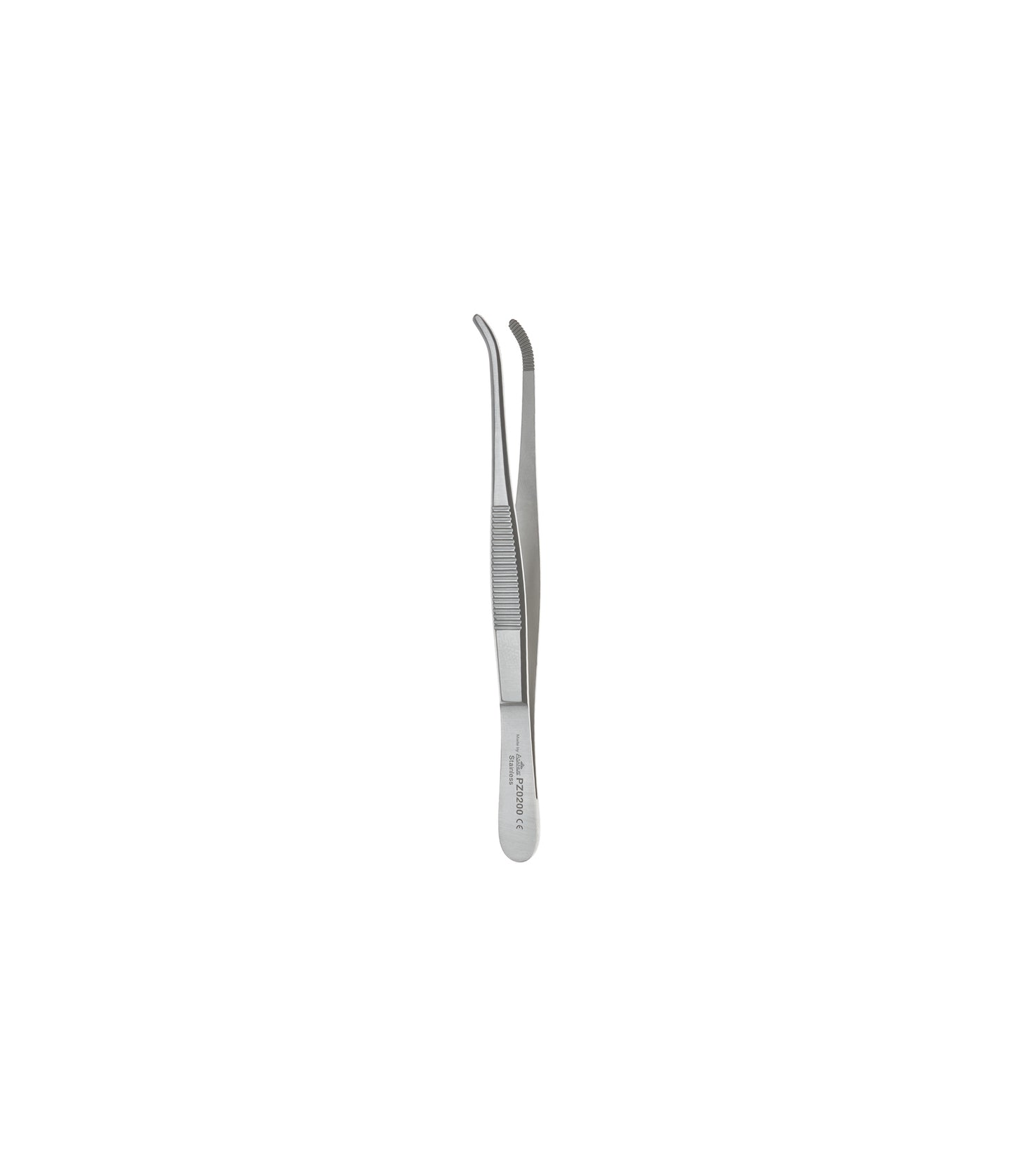 Dissecting Forceps – Curved Serrated Flat Handle