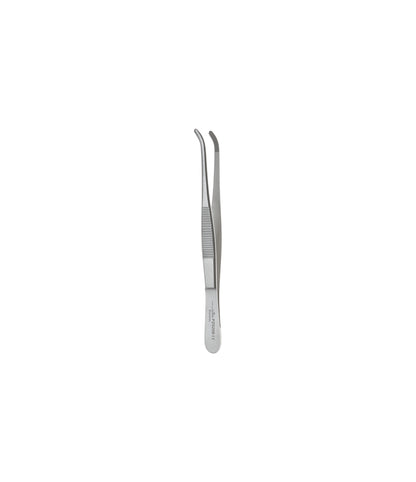 Dissecting Forceps – Curved Serrated Flat Handle