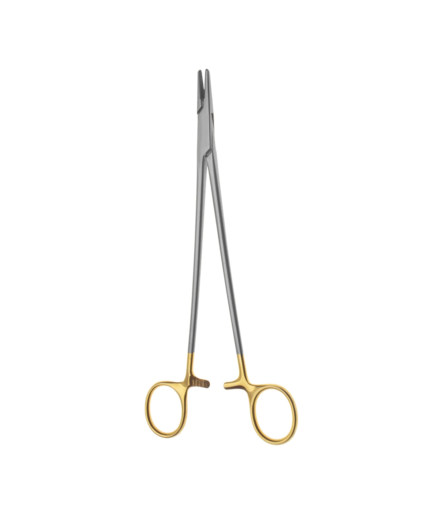 Mayo-Hegar Power-Tungsen Needle Holder – Straight Serrated Flat Handle