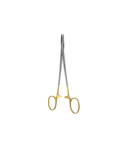 Mayo-Hegar Power-Tungsen Needle Holder – Straight Serrated Flat Handle