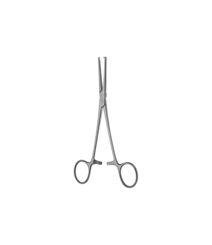 Kocher Haemostatic Forceps – Straight Serrated Flat Handle