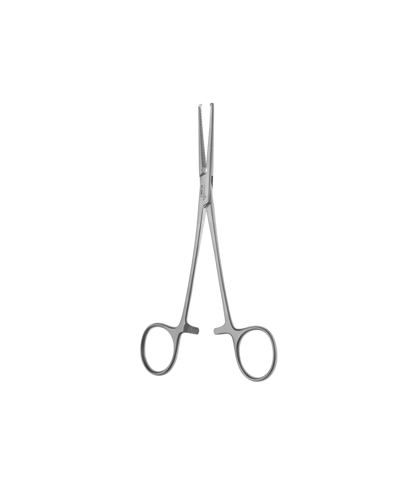 Kocher Haemostatic Forceps – Straight Serrated Flat Handle