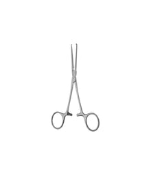 Kocher Haemostatic Forceps – Straight Serrated Flat Handle