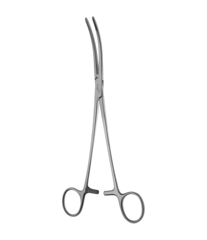 Rochester-Pean Haemostatic Forceps – Curved Serrated Flat Handle