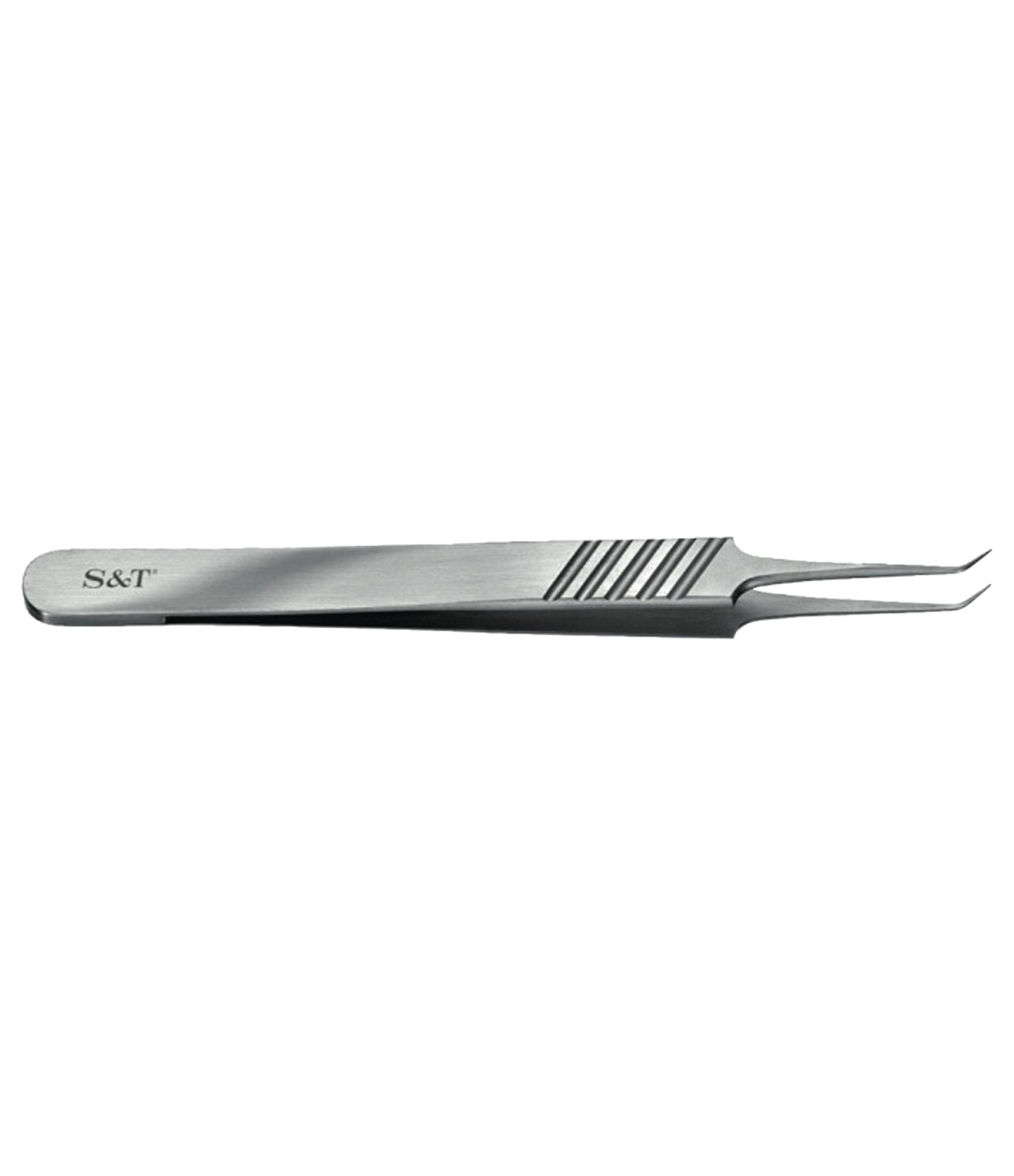 S&T Microsurgical Forceps – 45° Angled