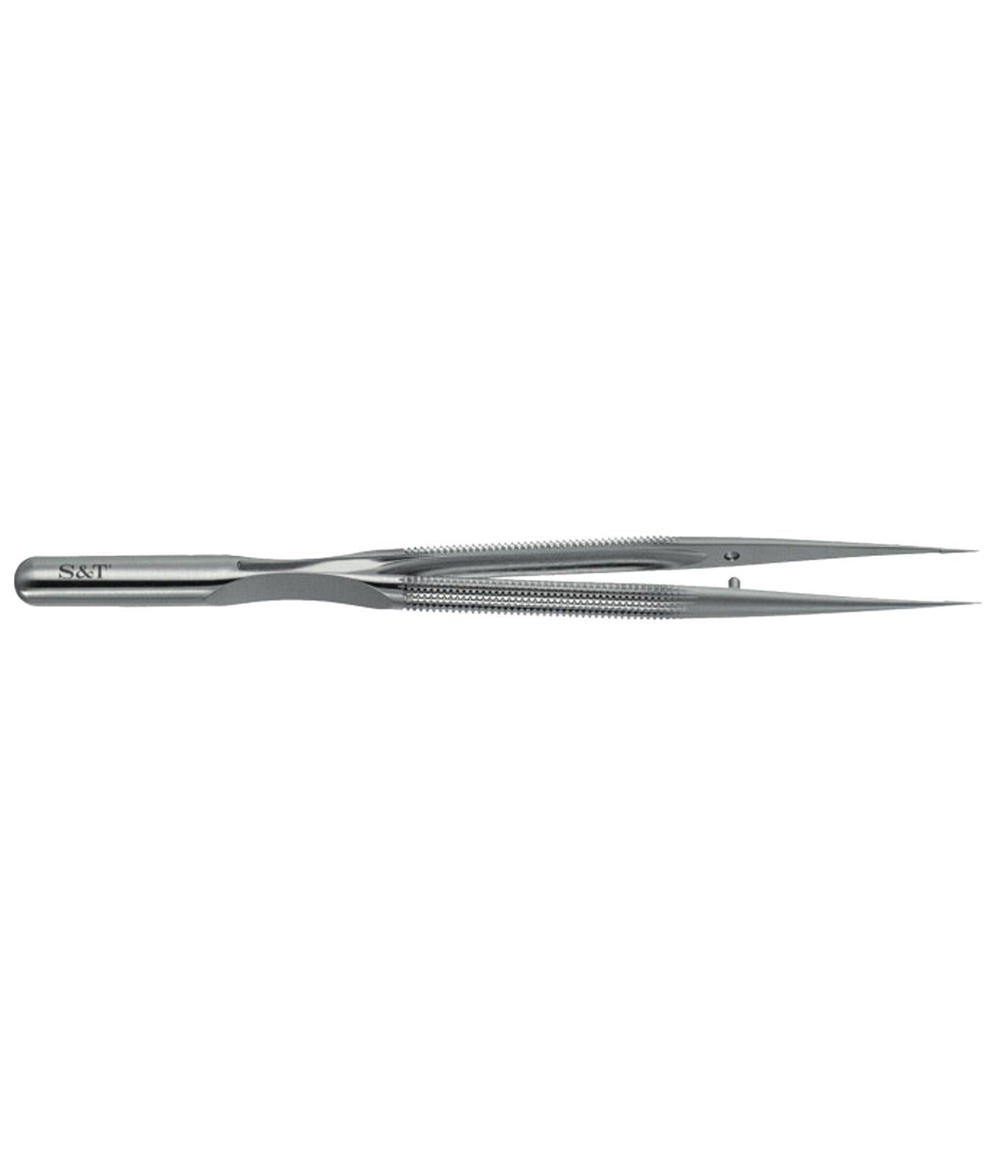 S&T FRS Round Bodied Microsurgical Forceps – Straight