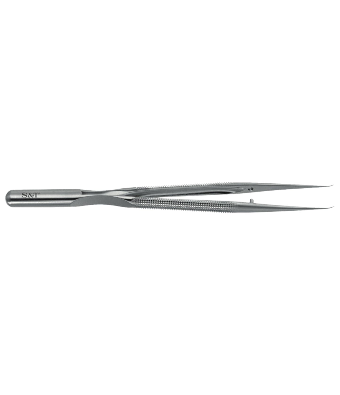 S&T FRC Round Bodied Microsurgical Forceps – Curved