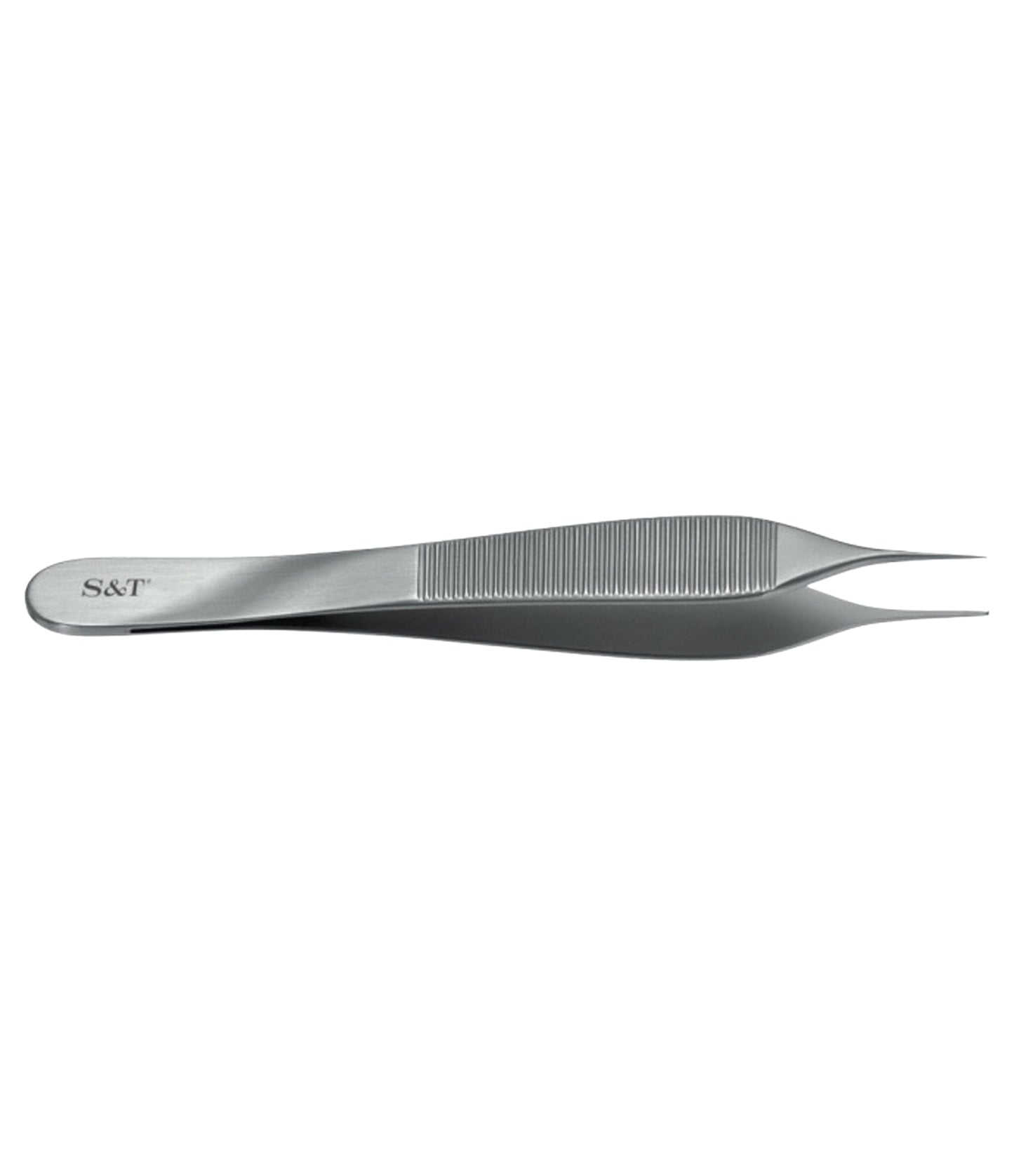 S&T FF-1 Fixation Forceps – Straight, 12 cm, 0.2 mm Teeth