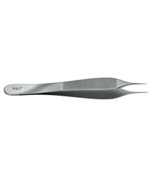 S&T FF-1 Fixation Forceps – Straight, 12 cm, 0.2 mm Teeth
