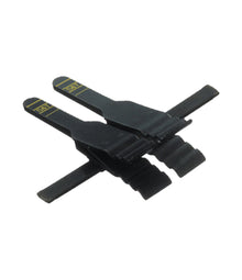 S&T HD-D Double Micro Vessel Clamp, Approximator without frame, 24 mm, black (00330)