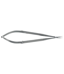 S&T Needle Holder, without lock, round handle, 15 cm, curved (00552)