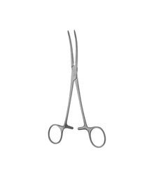 Rochester-Pean Haemostatic Forceps – Curved Serrated Flat Handle