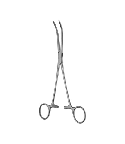 Rochester-Pean Haemostatic Forceps – Curved Serrated Flat Handle