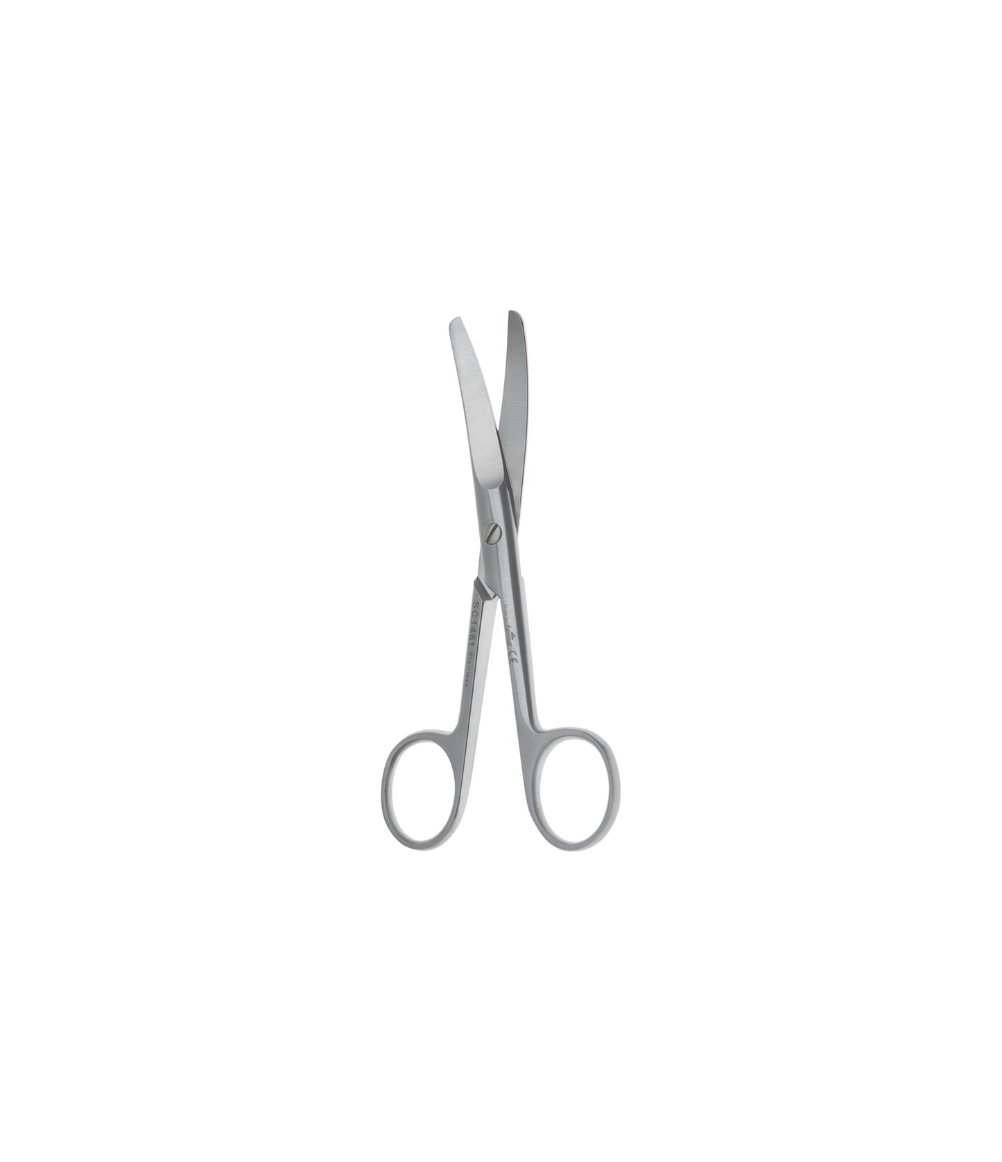 Surgical Scissors – Curved Serrated Flat Handle