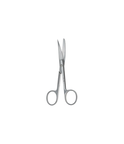 Surgical Scissors – Curved Serrated Flat Handle