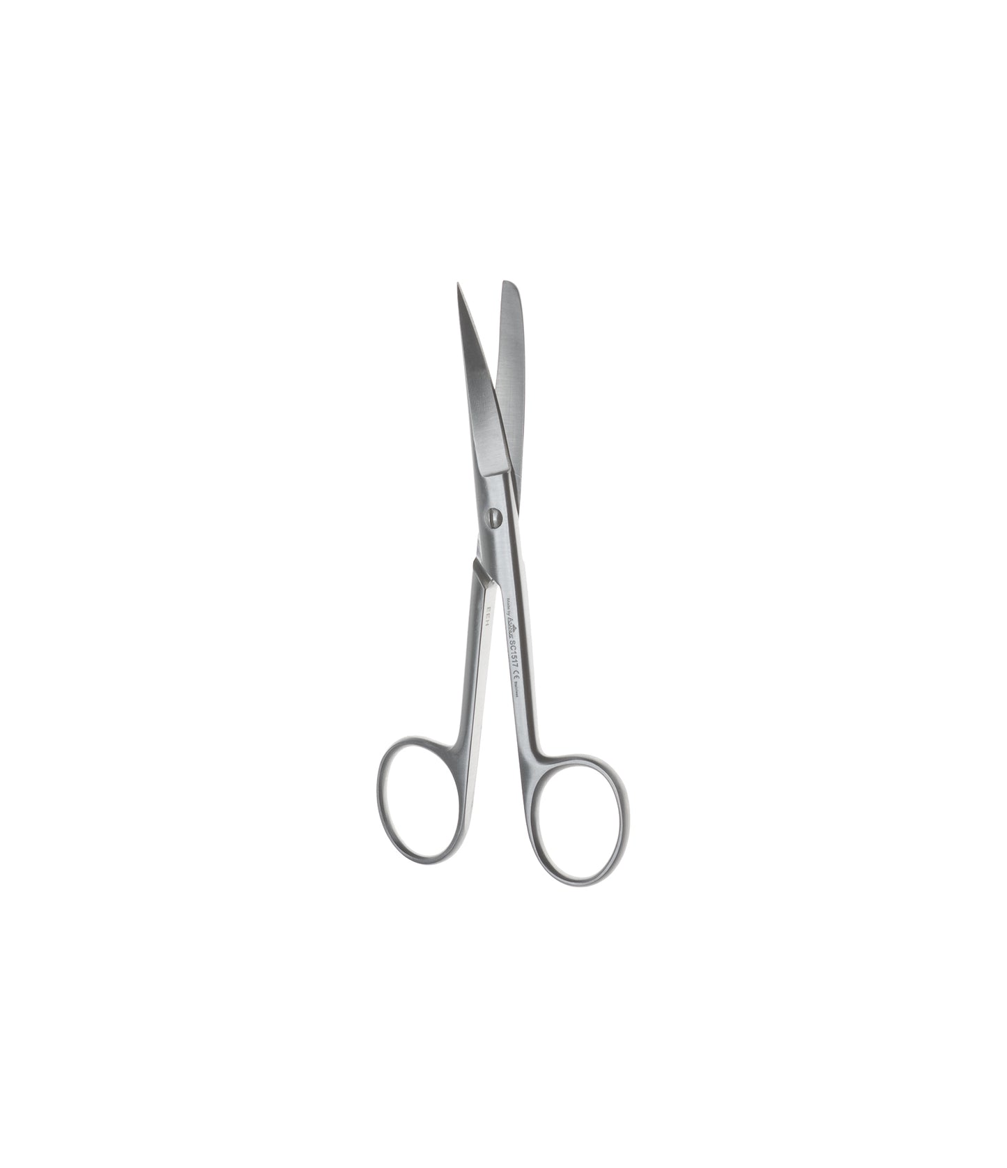 Surgical Scissors – Curved Serrated Flat Handle