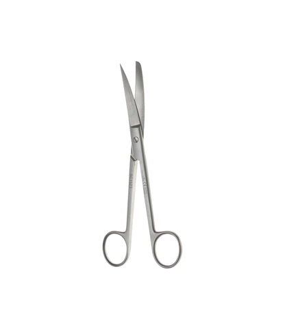 Surgical Scissors – Curved Serrated Flat Handle